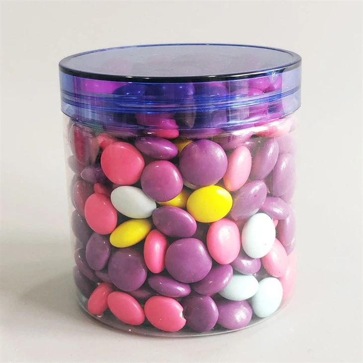 Plastic Jars With Blue Lids